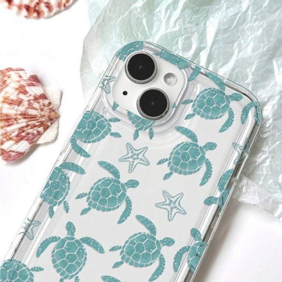 ⚠️Clearance iPhone 14 Pro/Pro Max Blue Sea Turtle Phone Case - Picture 3 of 3